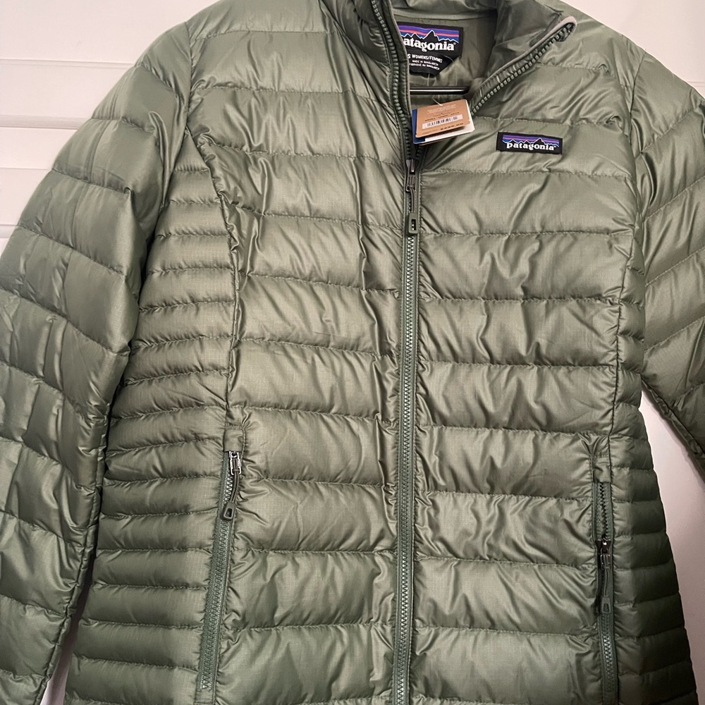 Patagonia Women's Olive Puffer Jacket